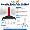 Universal Car Detailing Rolling Wheel Stand with