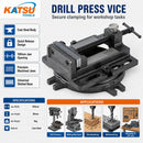 Heavy Duty Quick Release Drill Press Vice 4" 100mm