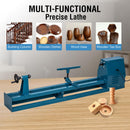 Wood Lathe 375W Double Guide Framed Wood Turner