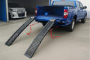 2 in 1 Folding Steel Ramps 2 Pack - Heavy Duty