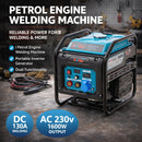 1600W Petrol Welder Generator, 130A AC 230V Welder