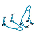 2-Pieces Motorcycle Front and Rear Wheel Lift