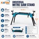 Universal Mitre Saw Stand – Adjustable, Foldable &