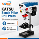 500W Heavy Duty Bench Pillar Drill Press, 16mm