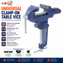Universal Clamp-On Table Vice 2" 50mm, 360° Swivel