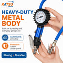 Tyre Inflator Pressure Gauge 0–100 PSI, Portable