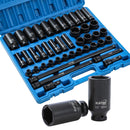 43 PCs Heavy Duty Impact Socket Set 1/2" Drive 6