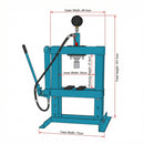 10 Ton Hydraulic Workshop Press, Hand Pump &