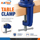 Universal Clamp-On Table Vice 2" 50mm, 360° Swivel