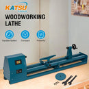 Wood Lathe 375W Double Guide Framed Wood Turner