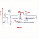 Heavy Duty Quick Release Wood Clamp Vice 9 Inch