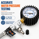 Mains Water Pressure Test Gauge & Pipe Leak