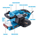 Belt Sander 1050W 76x533mm, 6 Variable Speed