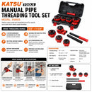 Manual Pipe Threading Tool Set 1/2"–1-1/4"
