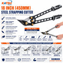 18 Inch Steel Strapping Cutter, 450mm Open Frame