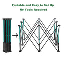 Portable Folding Workstand 116x116x72cm, 9-Strut