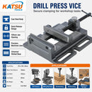 Quick Release Drill Press Vice 5" 125mm, Cast