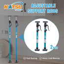 2 Pack Telescopic Ceiling Support 125-290cm Steel