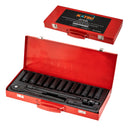 16-Piece 1/2" Drive Deep Impact Socket Set - CR-V