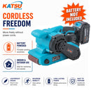 18V Cordless Belt Sander, Brushless Motor, for