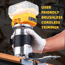 Brushless Cordless Handheld Wood Trimmer Router
