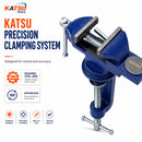 Universal Clamp-On Table Vice 2" 50mm, 360° Swivel