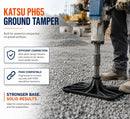 PH65 Jack Hammer Ground Tamper, 30 x 20 x 26cm