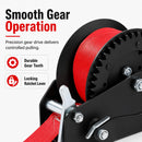 Heavy Duty Hand Winch 1600lbs 725kg Capacity with