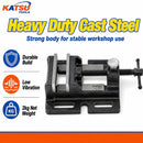 Quick Release Drill Press Vice 3" 75mm, Cast Steel