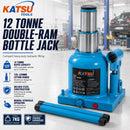 12 Ton Double Ram Stubby Welded Hydraulic Bottle