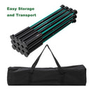Portable Folding Workstand 170x116x72cm, 12-Strut