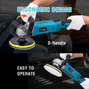 1200W 6" Electric Rotary Car Polisher Sander, 6