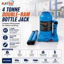 4 Ton Double Ram Welded Hydraulic Bottle Jack