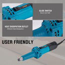 Die Grinder 710W, 6mm Locking Nut Chuck, Compact