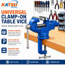 Universal Clamp-On Table Vice 2.5" 60mm, 360°