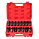 1/2-Inch Drive Swivel Impact Socket Set 15-Piece