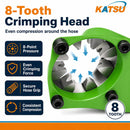 6-29mm Manual Hose Crimping Tool, 8-Tooth Gear