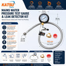 Mains Water Pressure Test Gauge & Pipe Leak