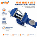 Universal Clamp-On Table Vice 2.5" 60mm, 360°