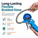 Rechargeable Digital Tyre Inflator Pressure Gauge