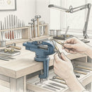 Universal Clamp-On Table Vice 2.5" 60mm, 360°