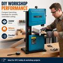 200mm Bandsaw - 350W Electric Woodworking Benchtop