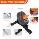 Drum Auger Plumbing Snake Wire 6.35mm x 7.5m, Use