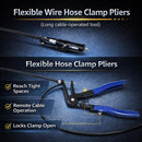 9-Piece Flexible Hose Clamp Pliers Set, Automotive