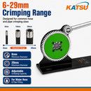 6-29mm Manual Hose Crimping Tool, 8-Tooth Gear