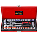 40-Piece 1/4" & 3/8" Drive Socket Set - CR-V
