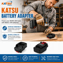 Battery Adapter Converter Compatible with Famous