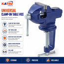 Universal Clamp-On Table Vice 2" 50mm, 360° Swivel