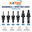 Riveter Nut Attachment, Multi Function 2-in-1