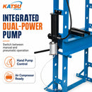 30 Ton Pneumatic Hydraulic Workshop Press, Hand &